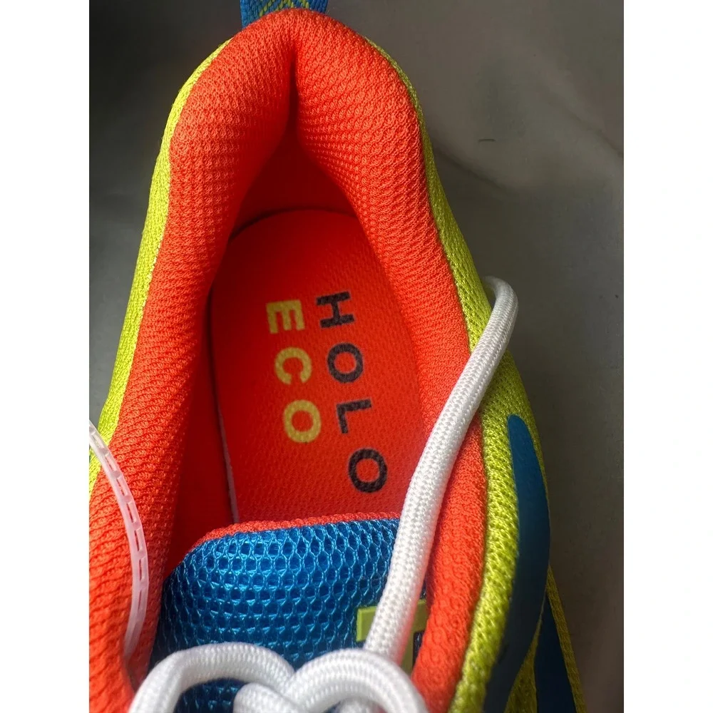 HOLO Footwear Nephelae Womens 9.5 Yellow Blue Sustainable Sneakers‎ HW511017 NEW